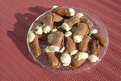 Saftige Schokostangerl