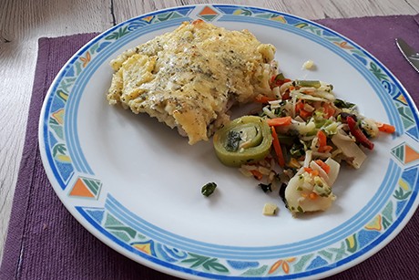 Überbackene Schnitzel
