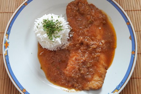Zwiebelschnitzel