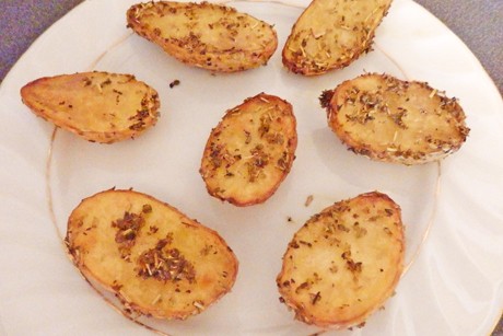 Mediterrane Kartoffelhälften