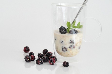 Brombeer-Bananen-Creme