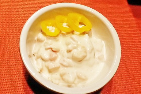 Shrimpssalat mit Joghurt