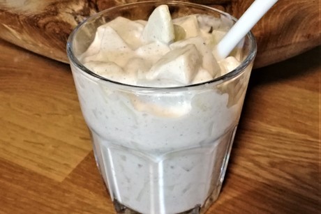 Honigmelone in Zimt-Creme