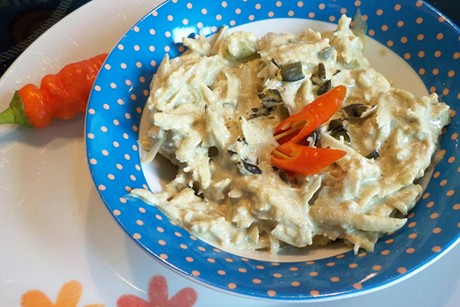 Rettichsalat mit Pfefferoni