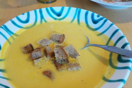 Kürbis-Karotten-Suppe