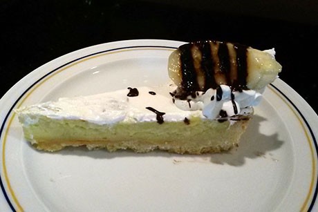 Bananentarte mit Topfen