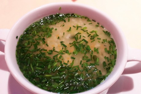 Haferflockensuppe mit Karotten