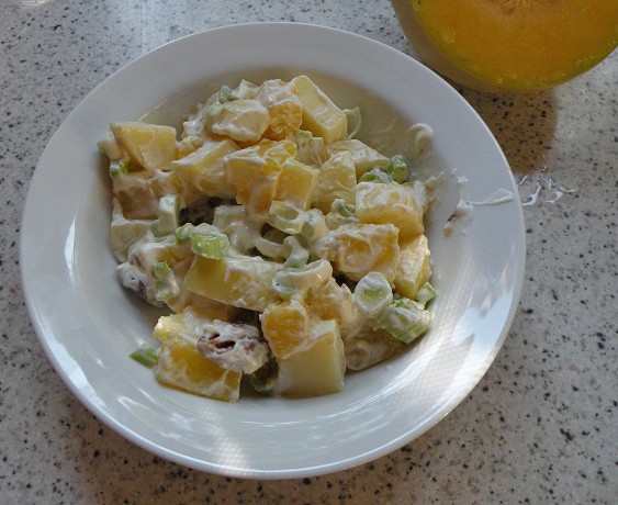 Kartoffel-Kürbissalat