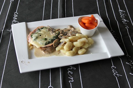 Spinatschnitzel