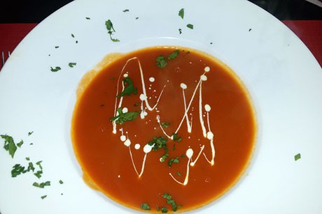 Schnelle Tomatensuppe