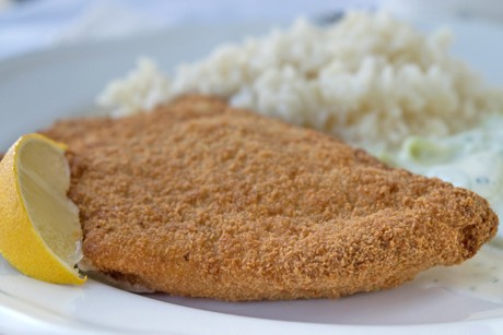 Panierter Fisch