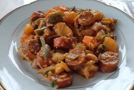 Chorizo-Bohnen-Pfanne