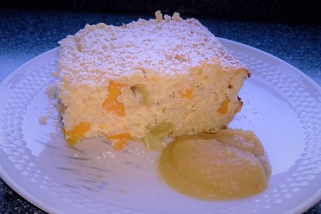 Reisauflauf mit Früchten