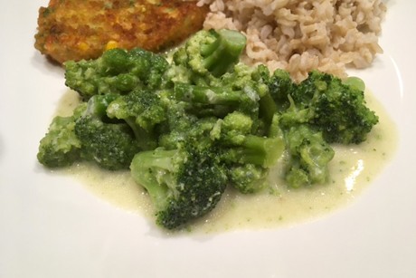 Brokkoli mit Frischkäse