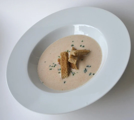 Mostcremesuppe mit Gem&uuml;se