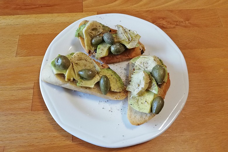 Avocadobaguettes