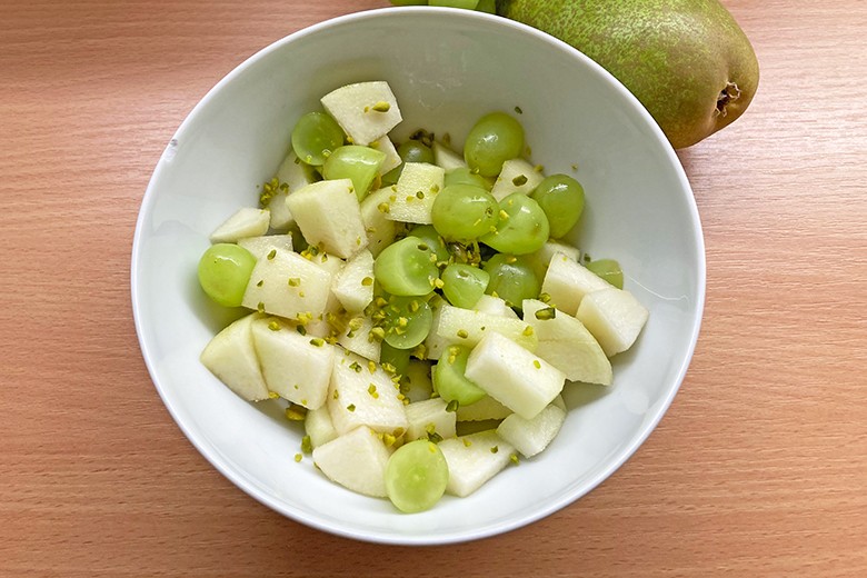 Weintrauben-Birnen-Salat