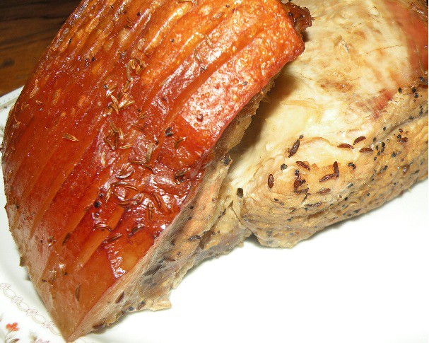 Gebratene Schweinsschulter