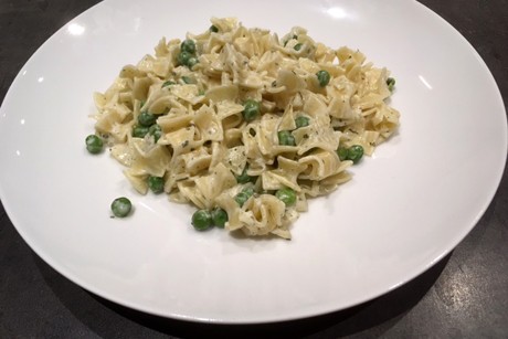 Fleckerl mit Frischkäse