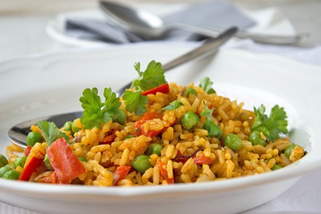 Curryreis mit Gemüse