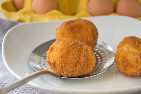 Panierte Eier