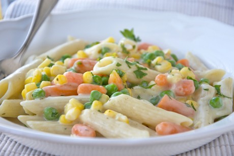 Schnelle Penne mit Gemüse