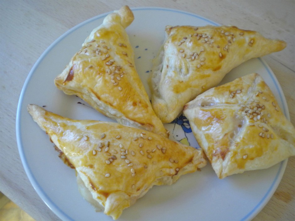 Lachs in Blätterteig