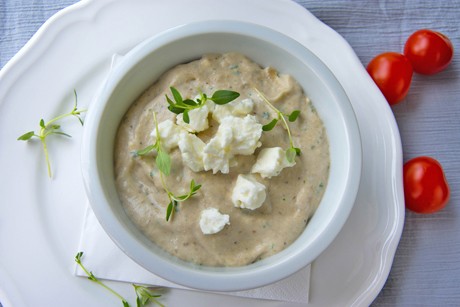 Melanzanicreme mit Feta