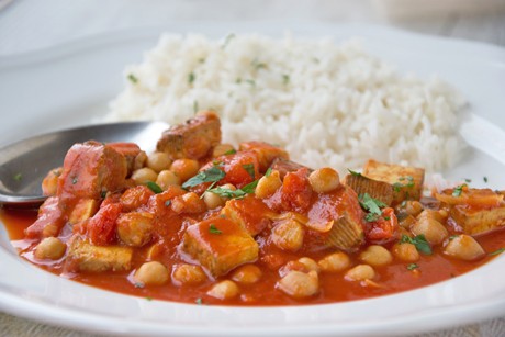 Reispfanne mit Tofu