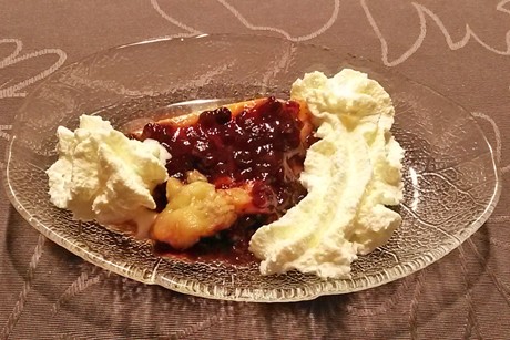 Warmes Bananendessert