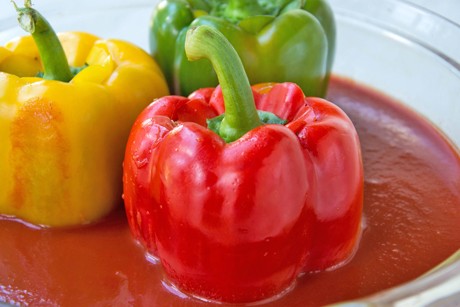 Gefüllte Paprika