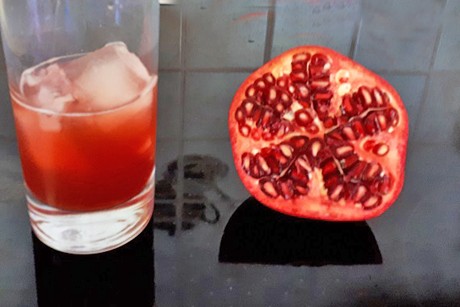 Granatapfel-Longdrink