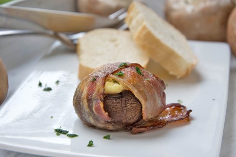 Gefüllte Champignons