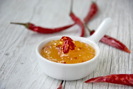 Orangengelee mit Chili