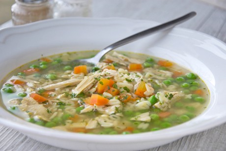 Bunte Buchstabensuppe
