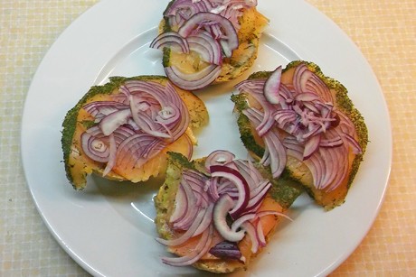 Lachsbrötchen