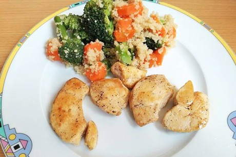 Huhn mit Gemüsecouscous