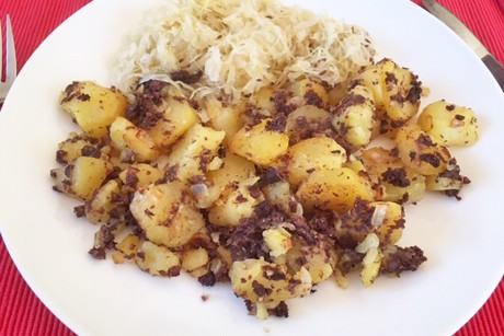 Blutwurstgröstl