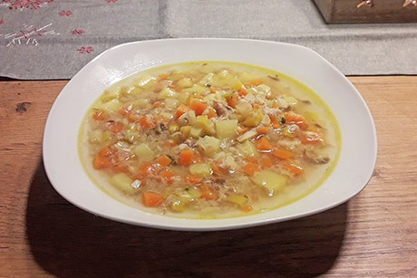 Räucherfischsuppe