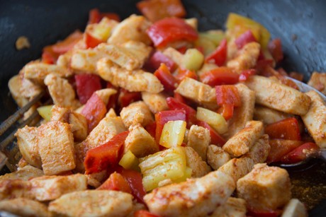 Paprika - Huhn Pfanne
