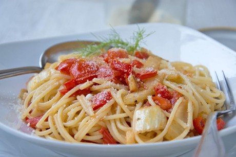 Pasta mit Ofengemüse