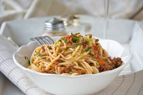 Pasta mit Fleischsugo