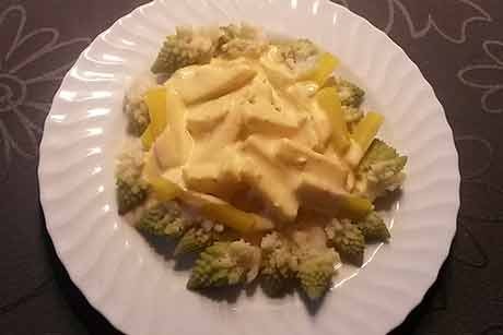 Wintergemüse mit Käsesauce
