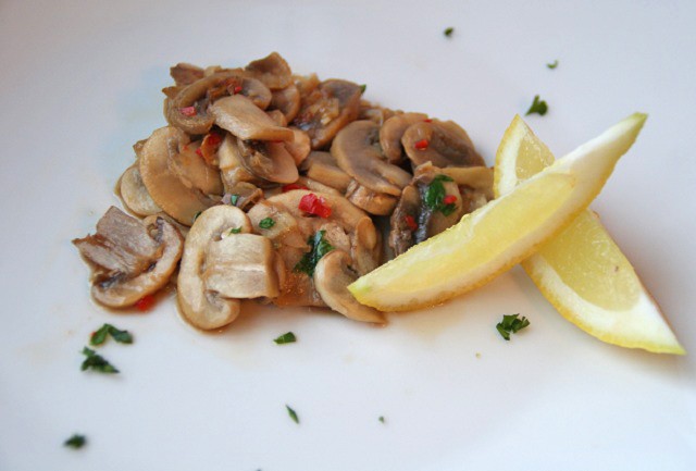 Champignons in Sherry
