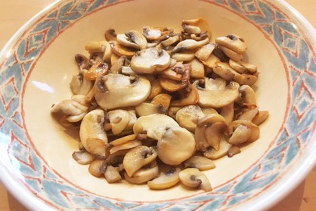 Gebratene Champignons