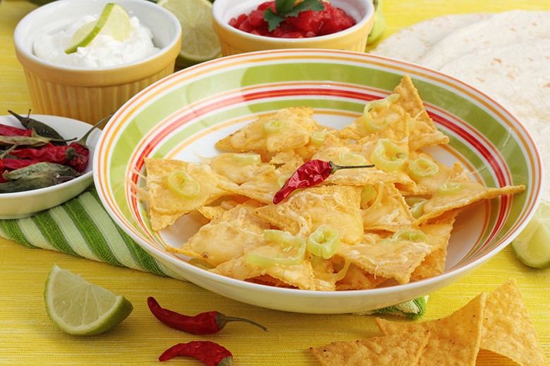 Überbackene Nachos