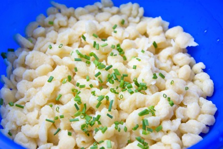 Topfenspätzle