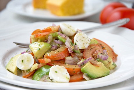Avocado - Tomaten Salat