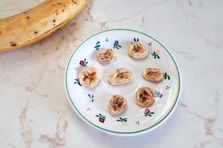 Köstliche Bananenchips