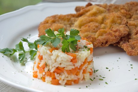Reis mit Karotten